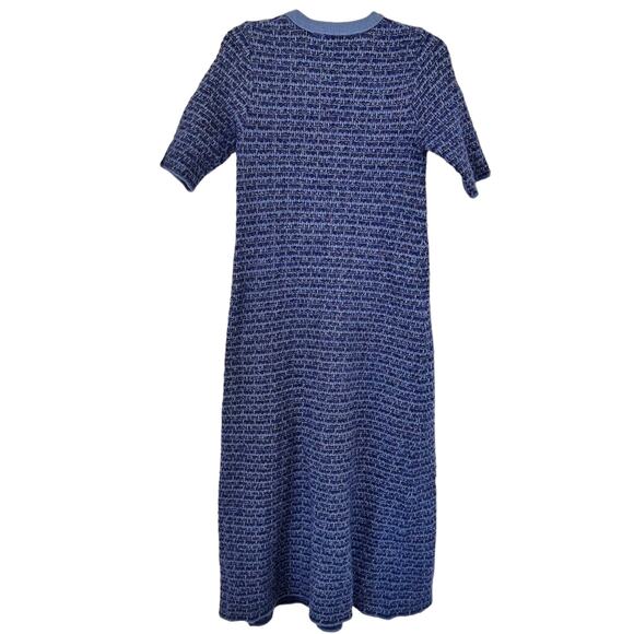 Zara metallic thread knit sweater dress size Large - Picture 3 of 6